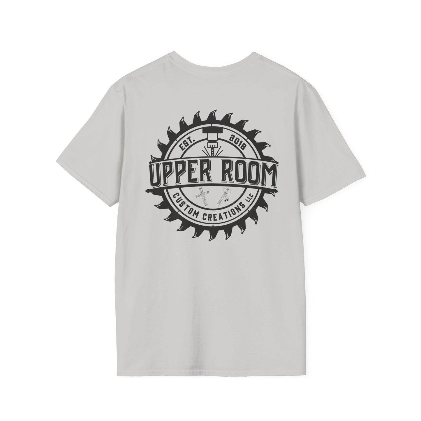 Unisex Softstyle T-Shirt (black logo)