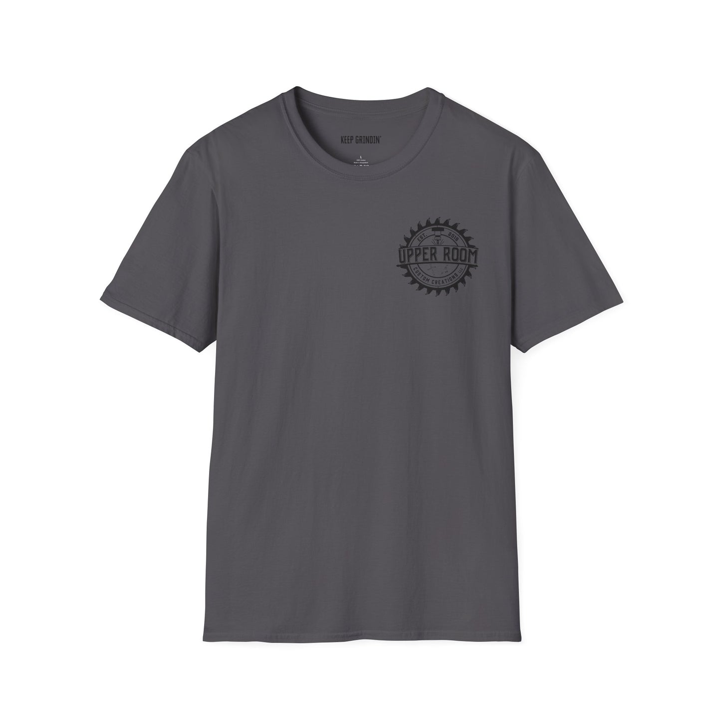Unisex Softstyle T-Shirt (black logo)