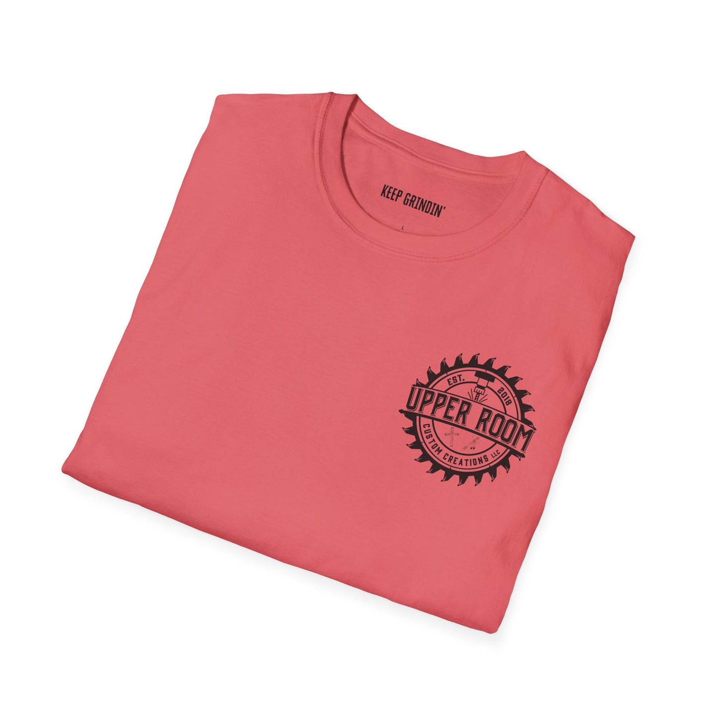 Unisex Softstyle T-Shirt (black logo)