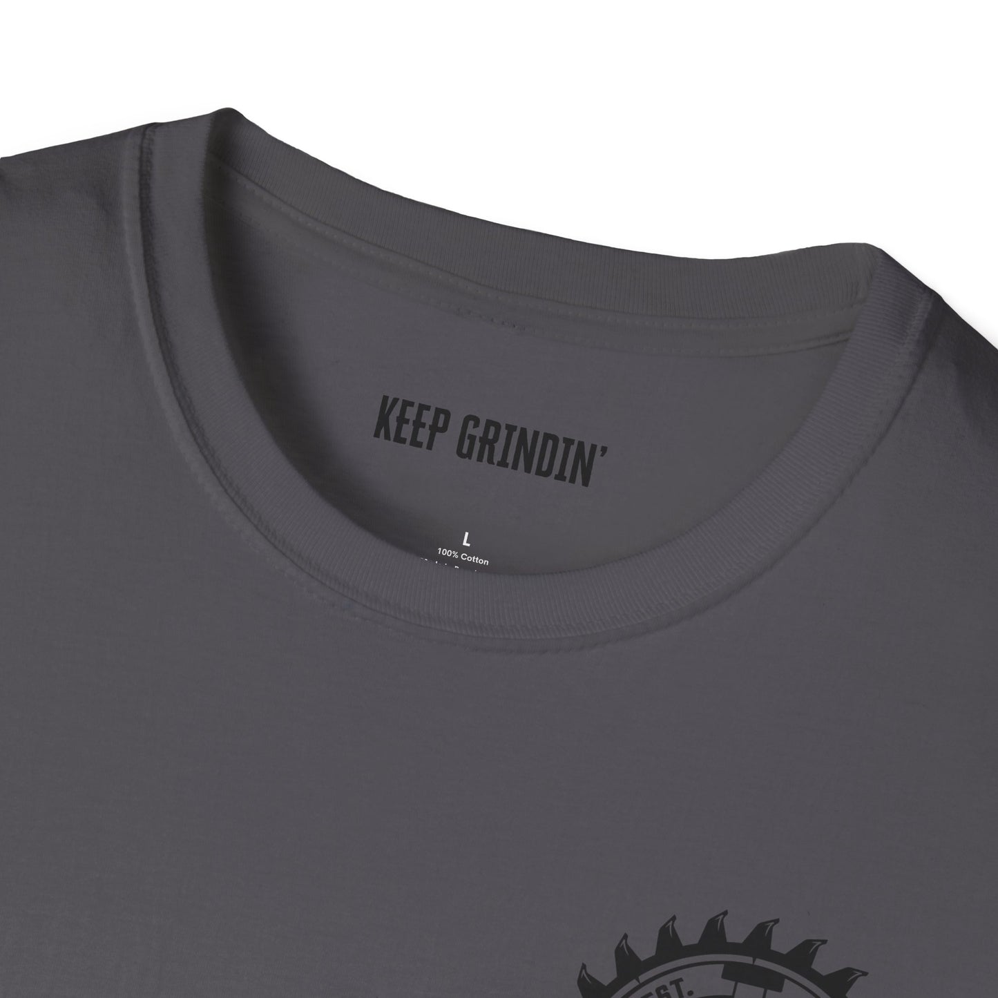 Unisex Softstyle T-Shirt (black logo)