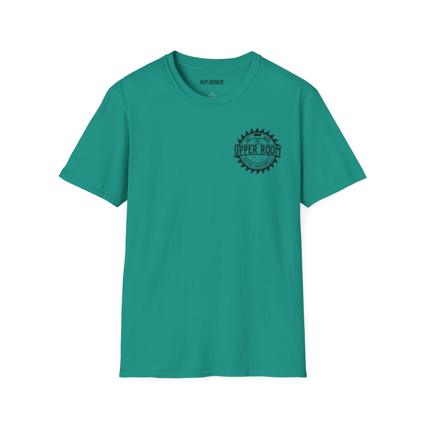 Unisex Softstyle T-Shirt (black logo)