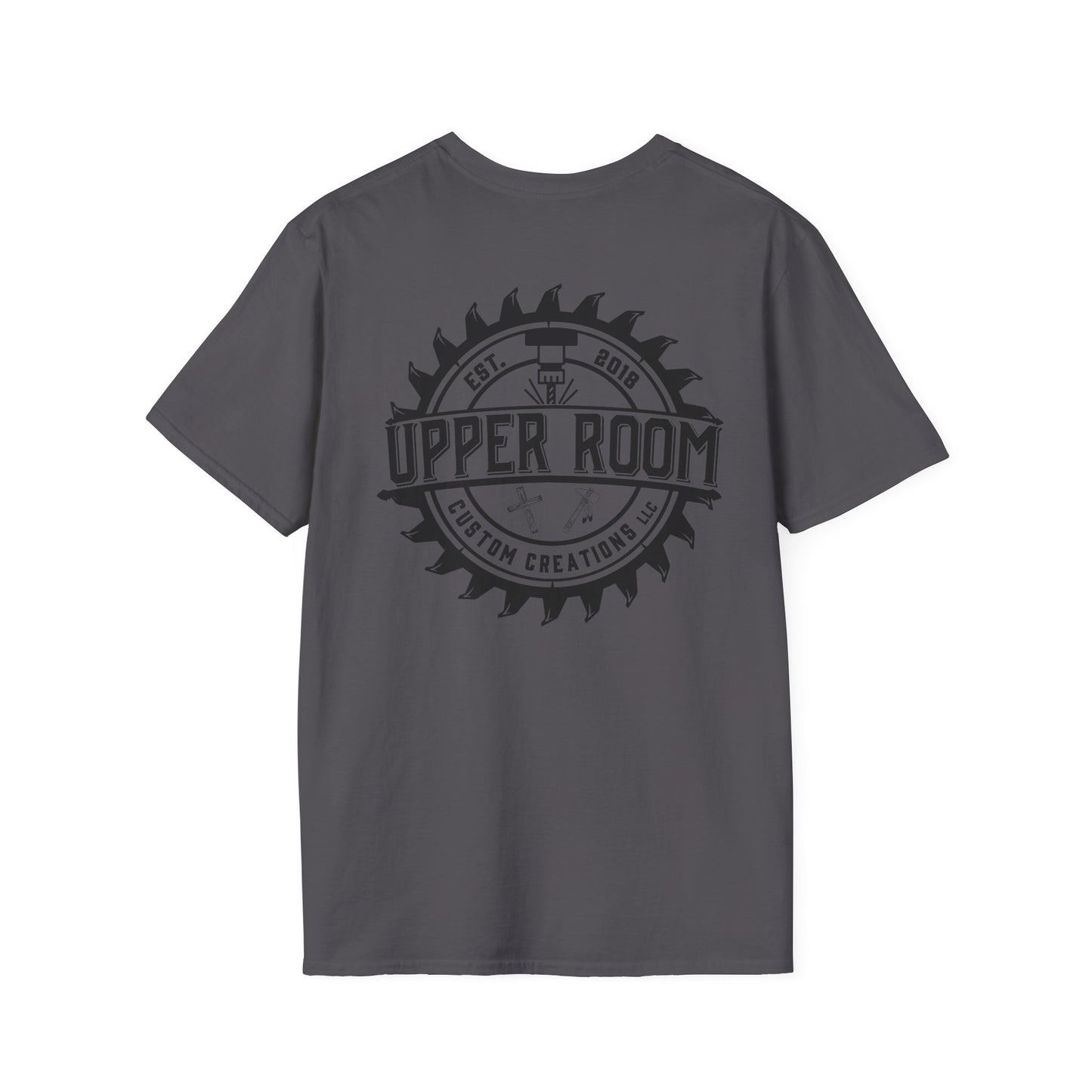 Unisex Softstyle T-Shirt (black logo)