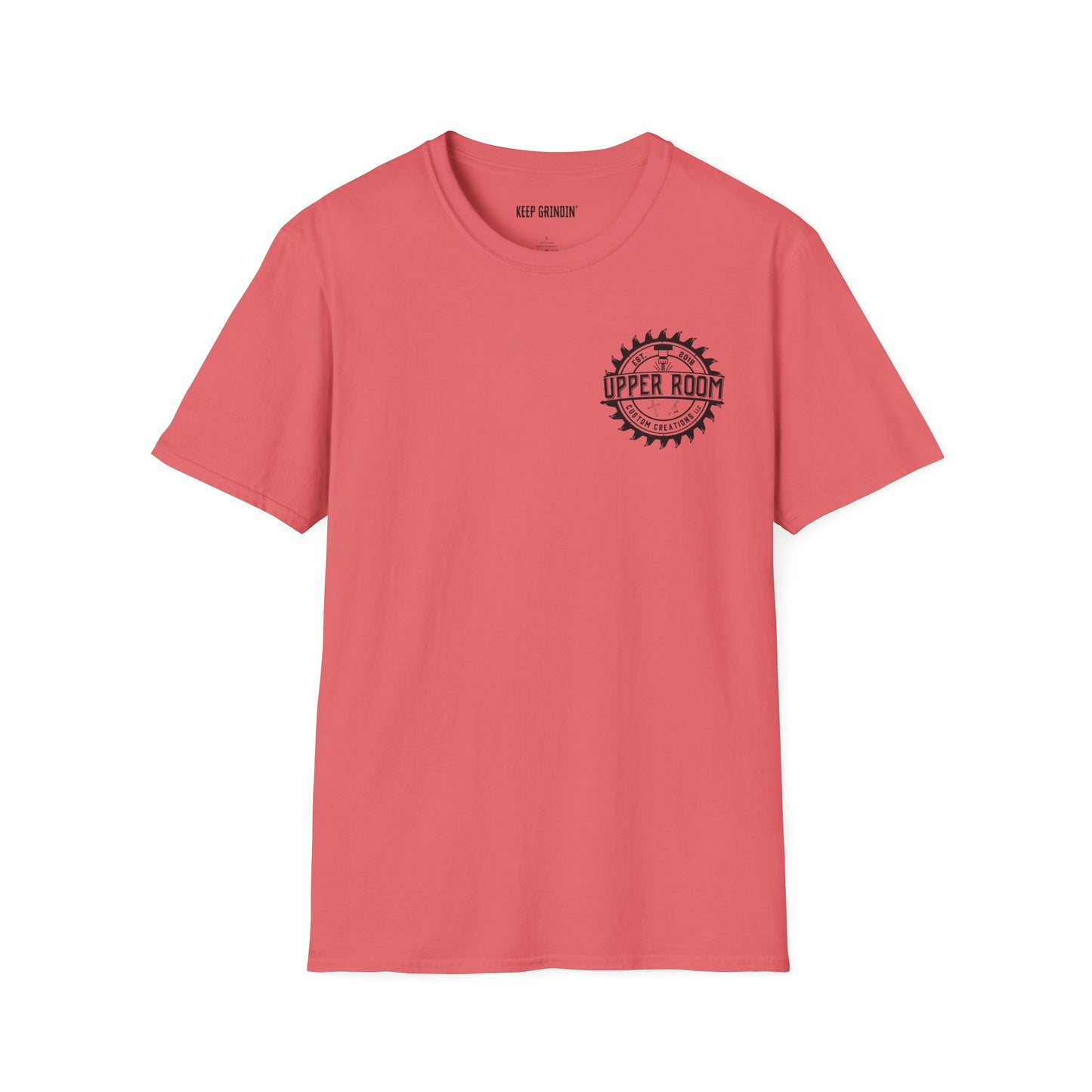 Unisex Softstyle T-Shirt (black logo)