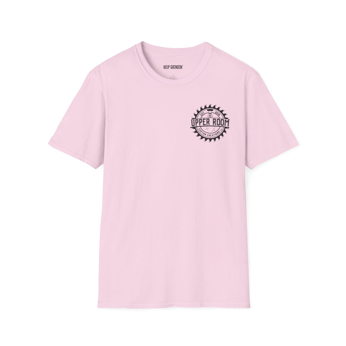 Unisex Softstyle T-Shirt (black logo)