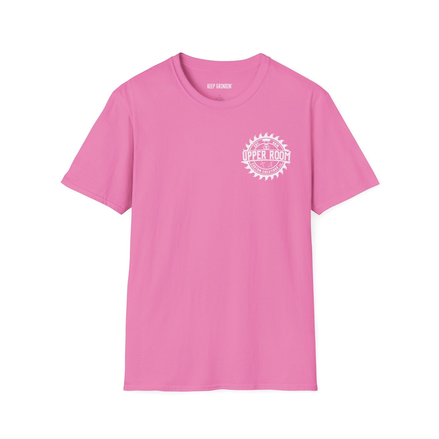 Unisex Softstyle T-Shirt (white logo)