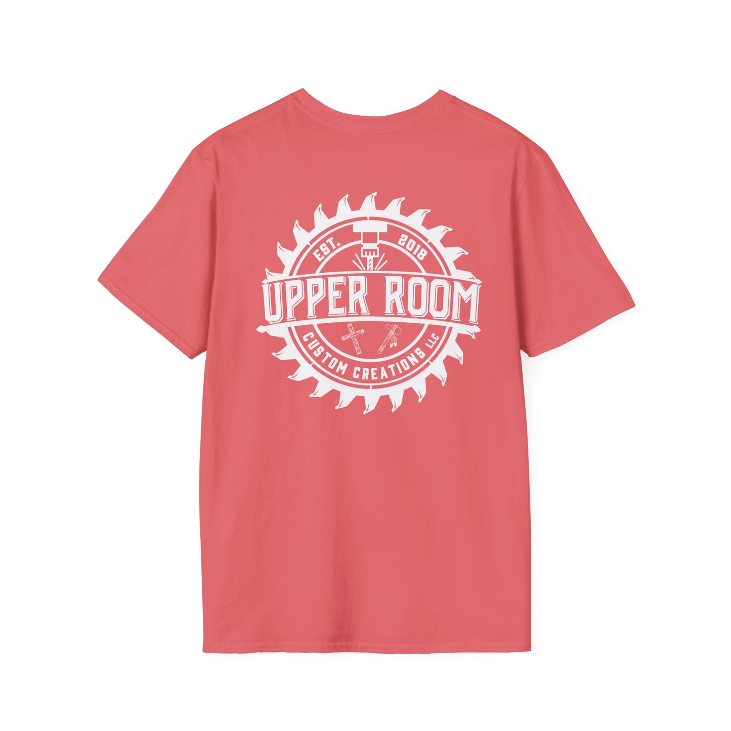 Unisex Softstyle T-Shirt (white logo)