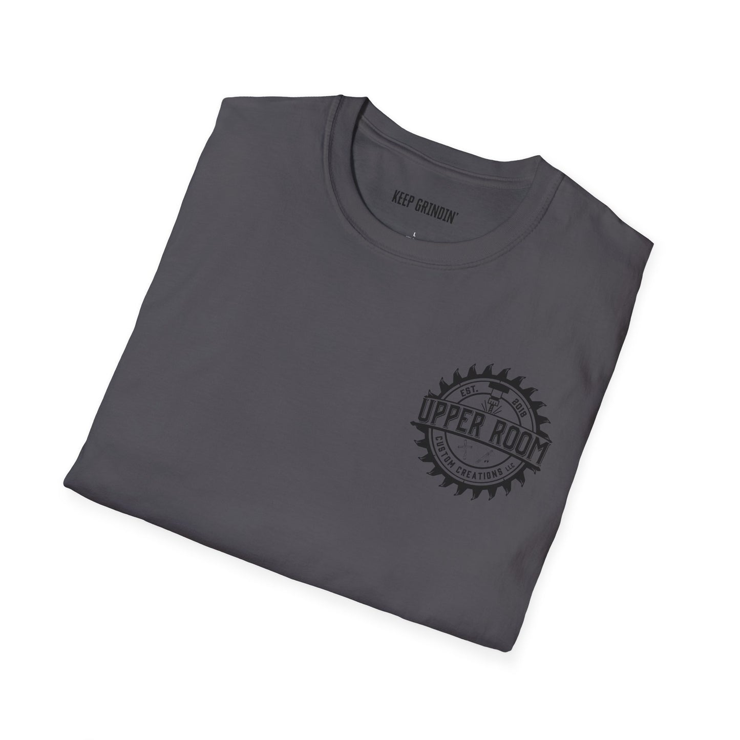 Unisex Softstyle T-Shirt (black logo)