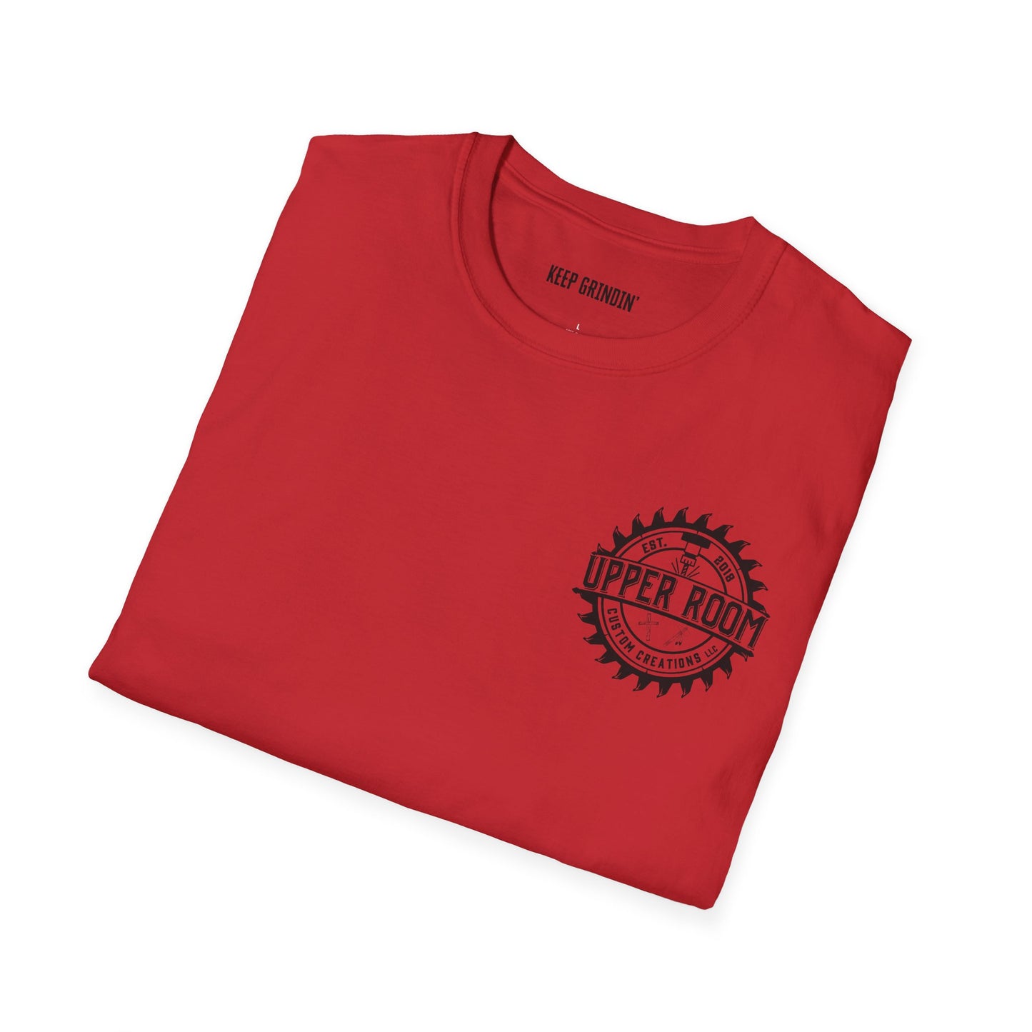 Unisex Softstyle T-Shirt (black logo)