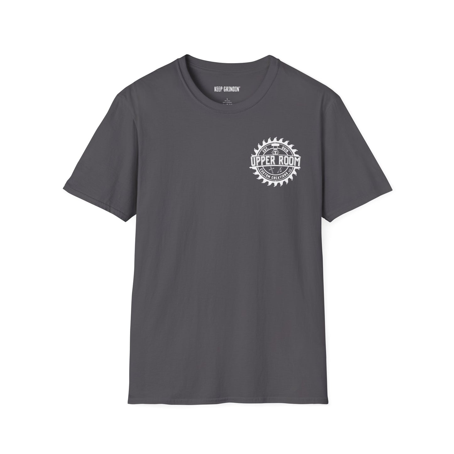 Unisex Softstyle T-Shirt (white logo)