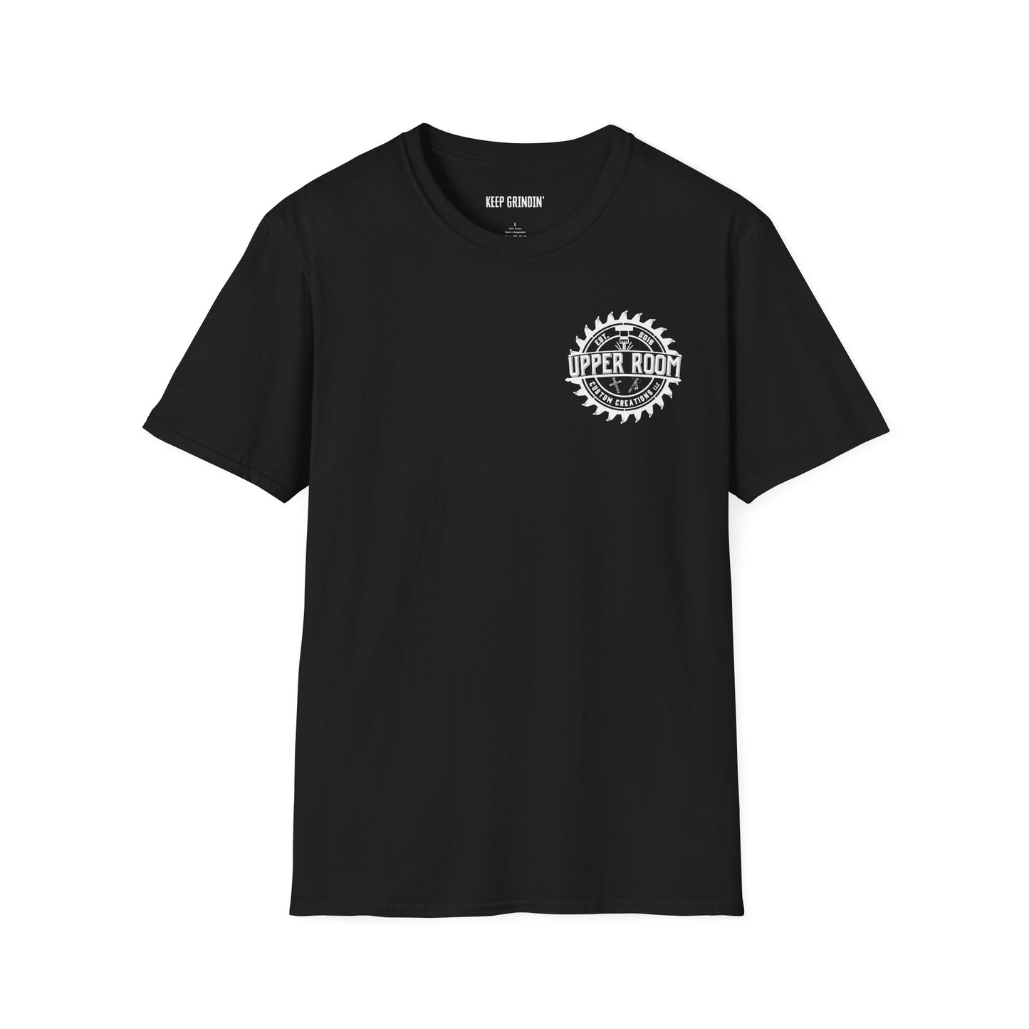 Unisex Softstyle T-Shirt (white logo)