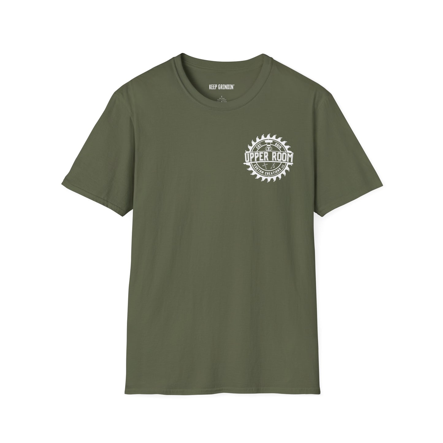 Unisex Softstyle T-Shirt (white logo)