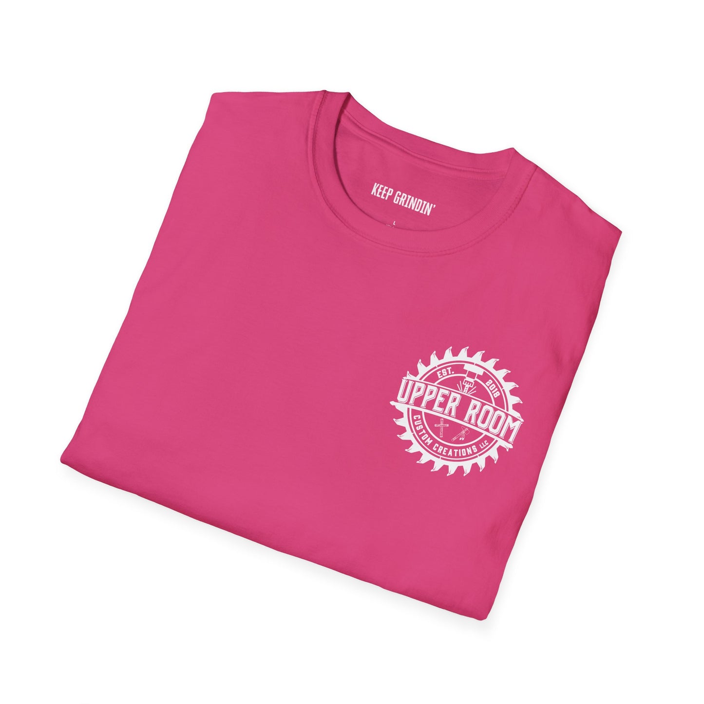 Unisex Softstyle T-Shirt (white logo)