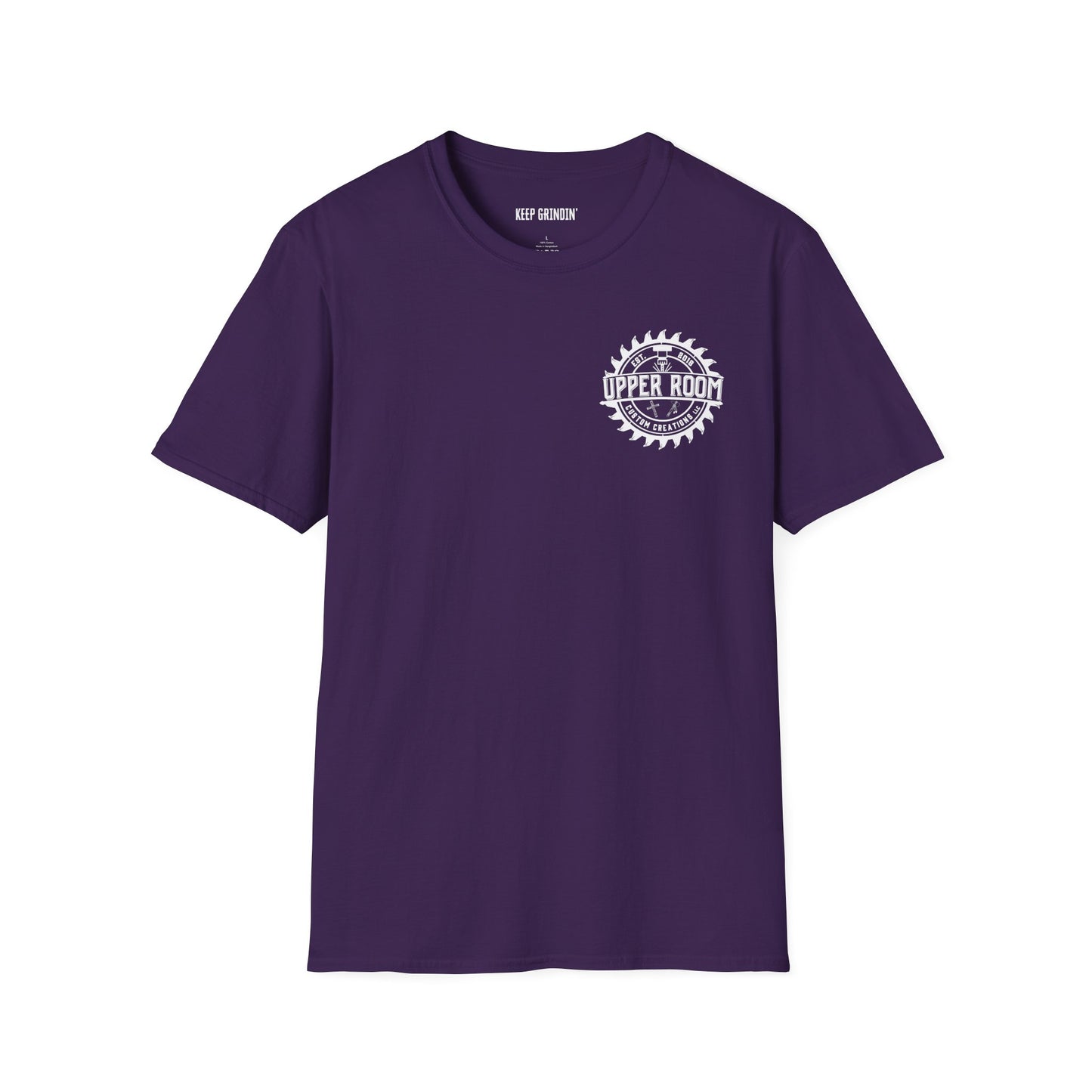Unisex Softstyle T-Shirt (white logo)