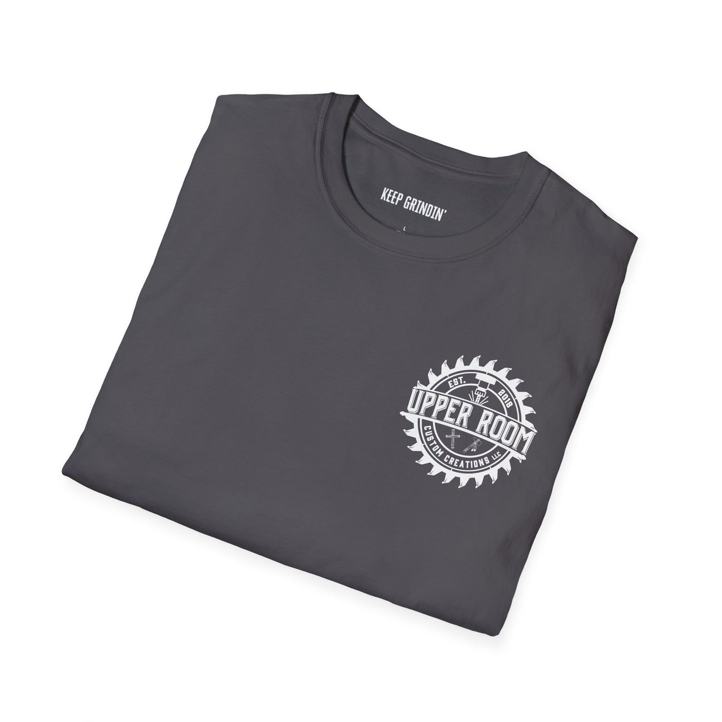 Unisex Softstyle T-Shirt (white logo)