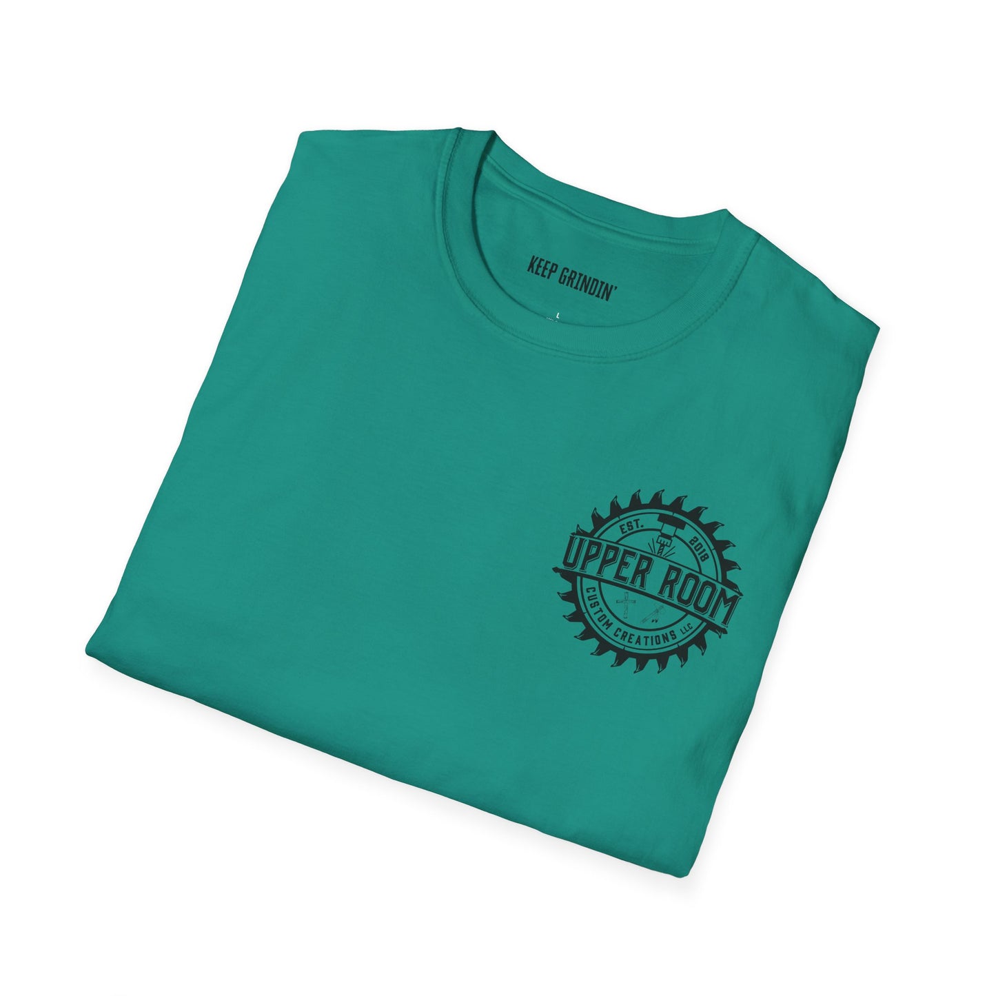 Unisex Softstyle T-Shirt (black logo)