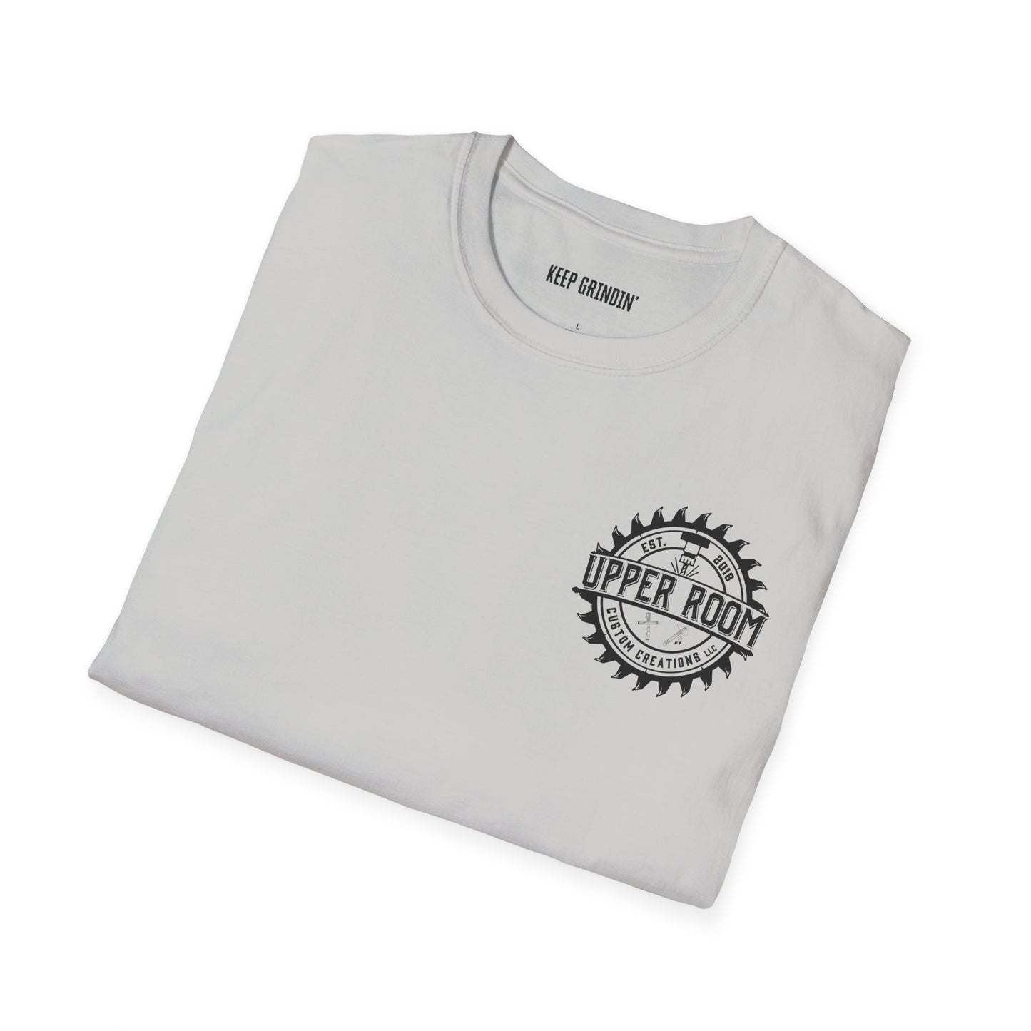 Unisex Softstyle T-Shirt (black logo)