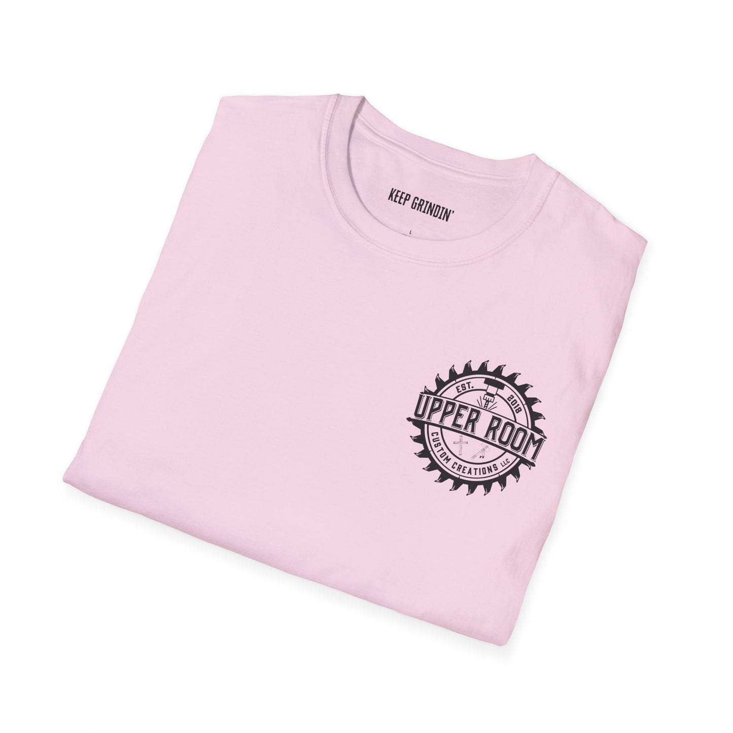 Unisex Softstyle T-Shirt (black logo)