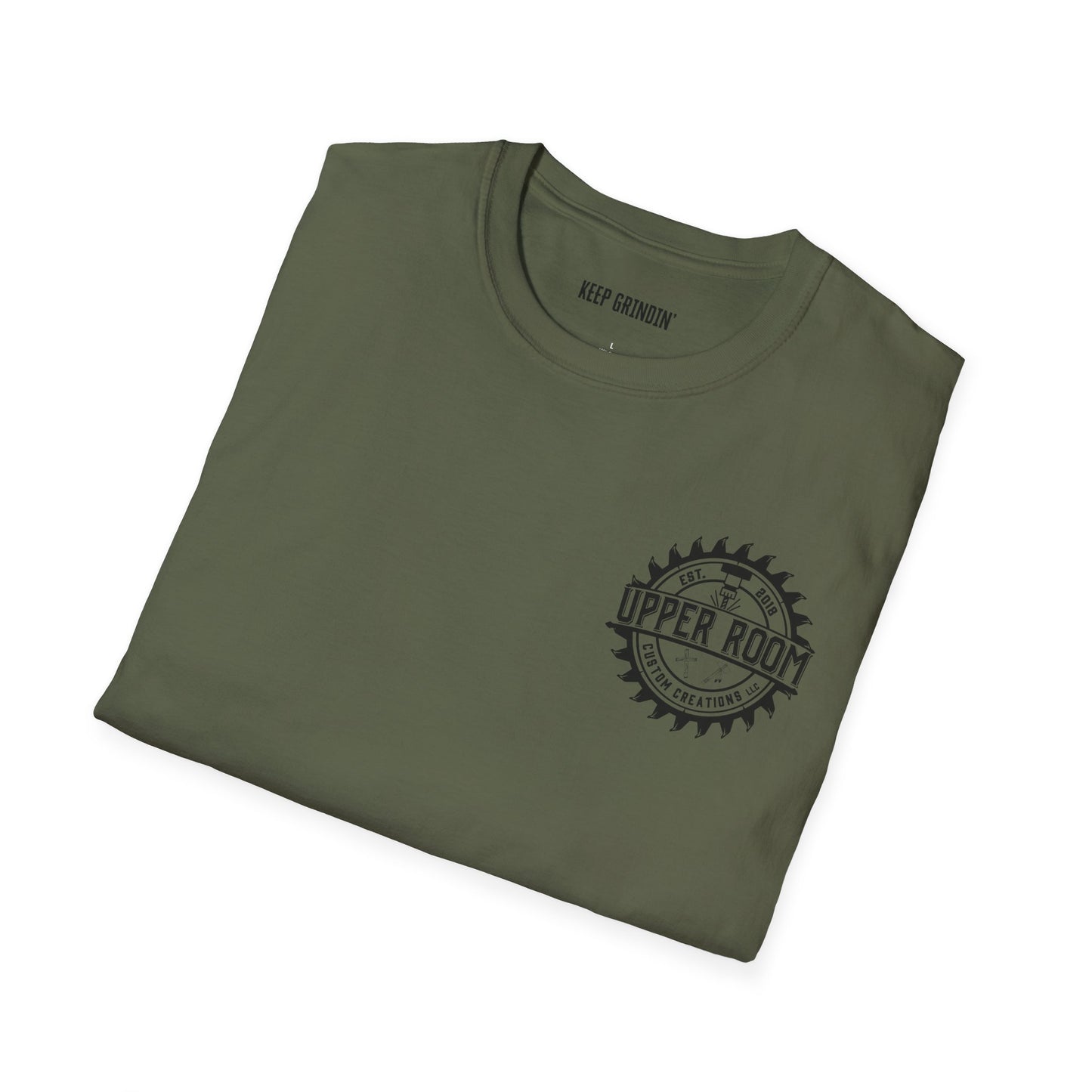 Unisex Softstyle T-Shirt (black logo)