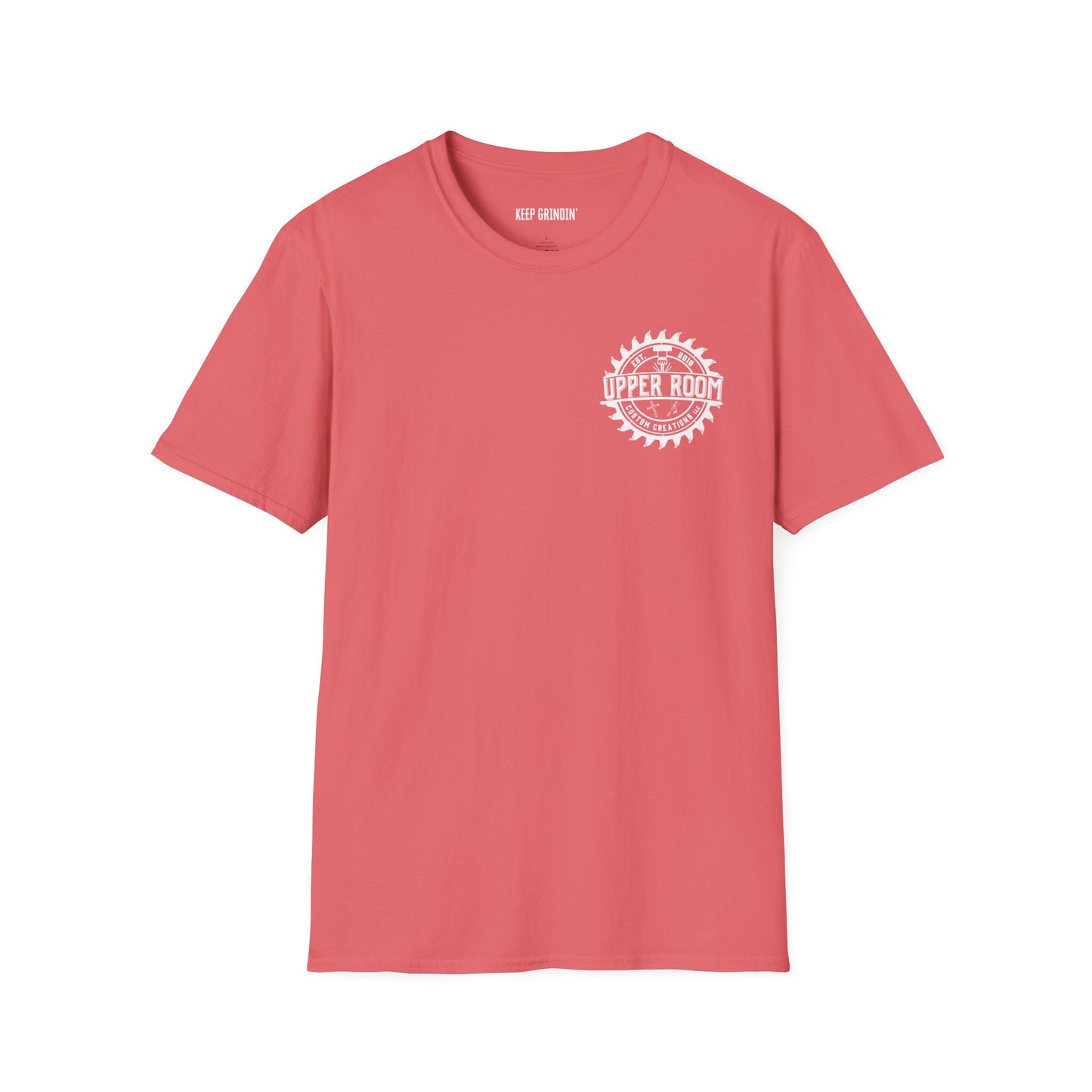 Unisex Softstyle T-Shirt (white logo)