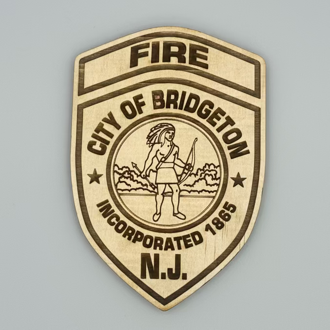 Wooden Department Patch