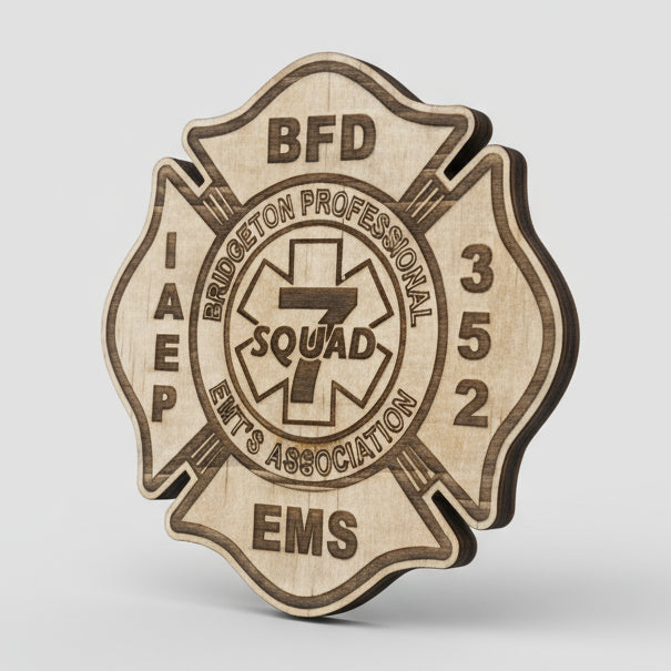 Wooden Department Patch