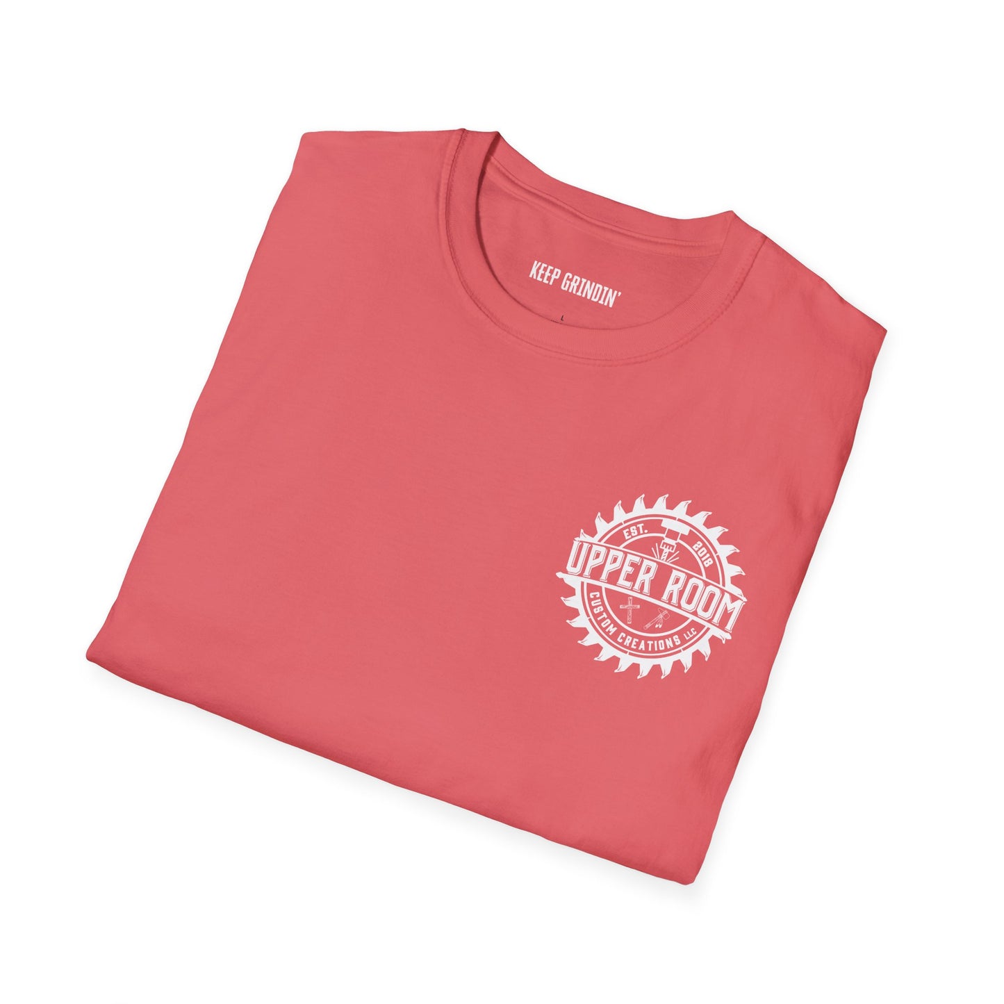 Unisex Softstyle T-Shirt (white logo)
