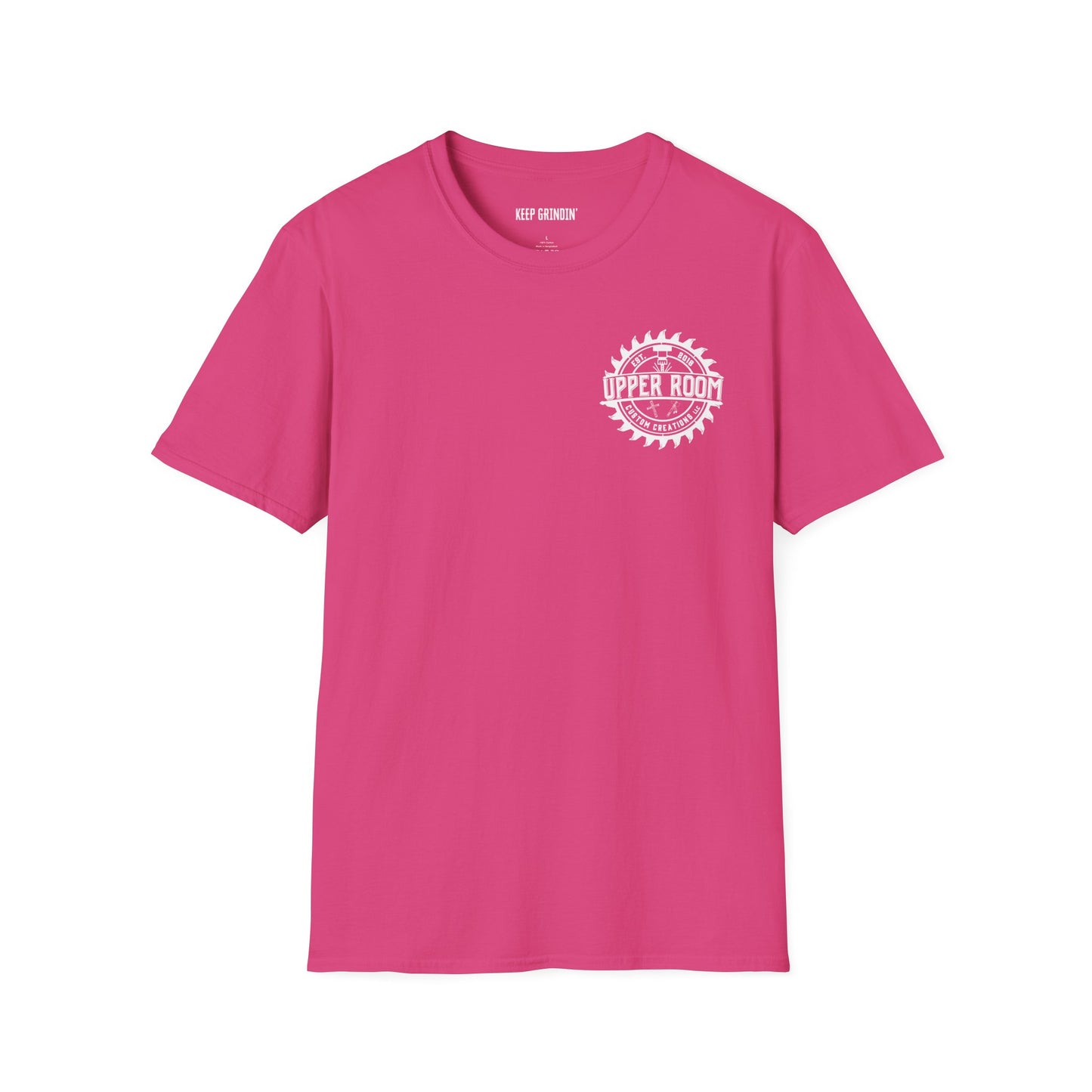 Unisex Softstyle T-Shirt (white logo)