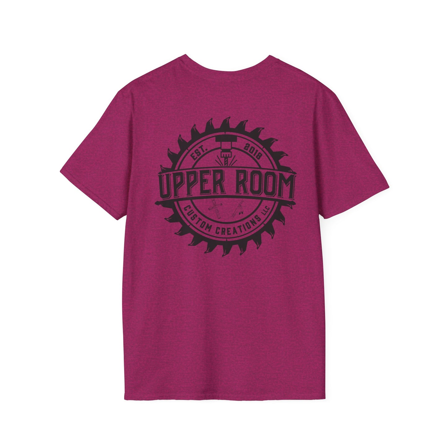 Unisex Softstyle T-Shirt (black logo)