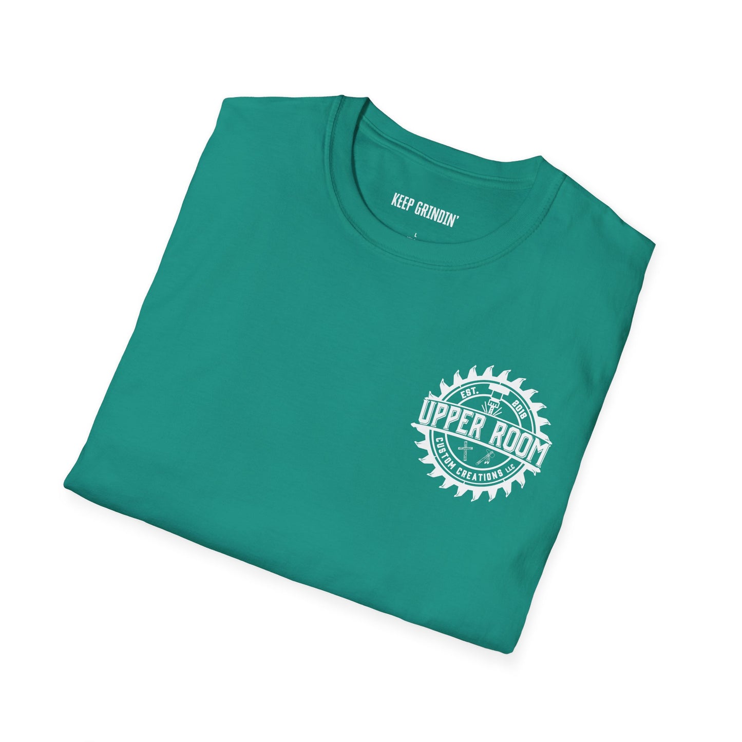 Unisex Softstyle T-Shirt (white logo)