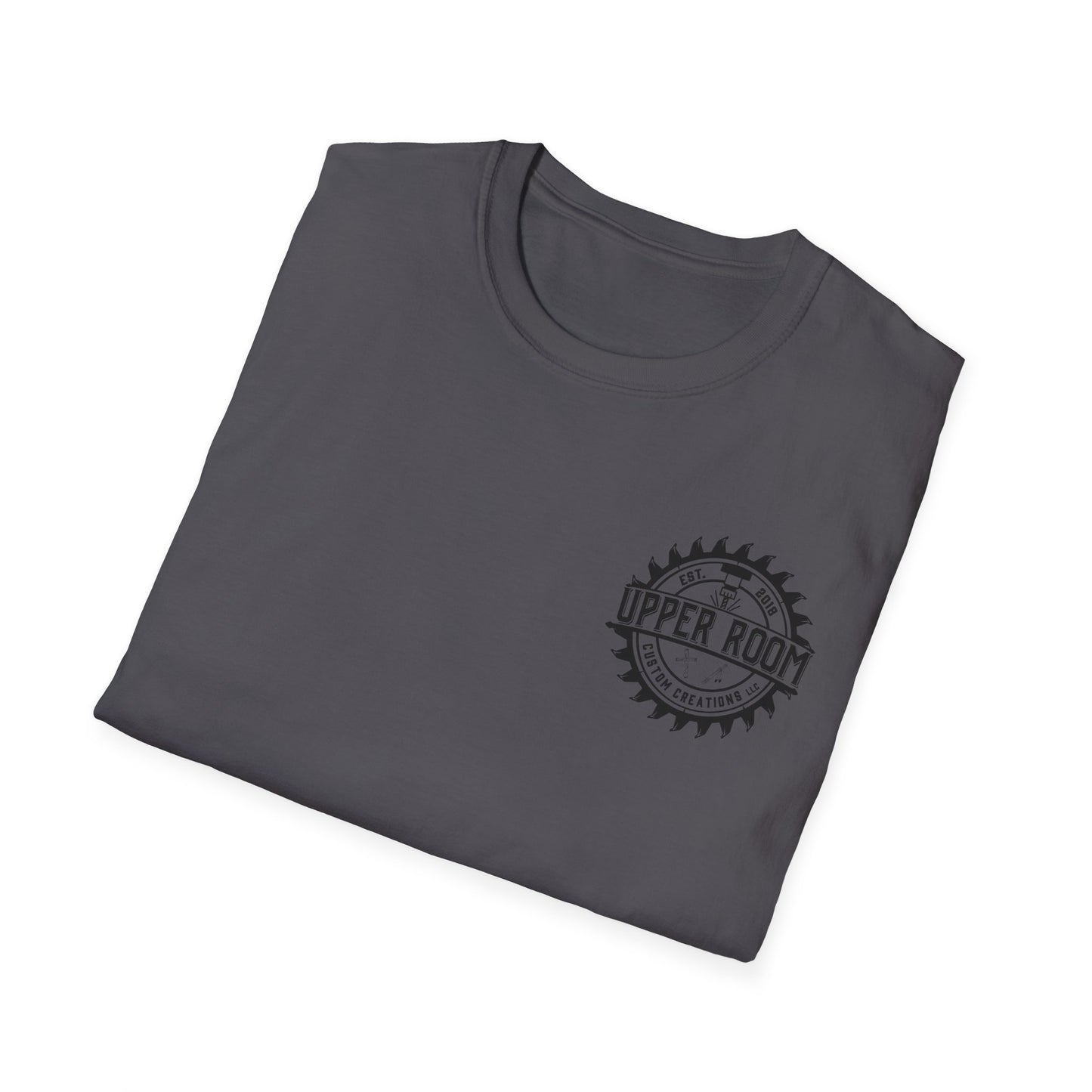 Unisex Softstyle T-Shirt (black logo)