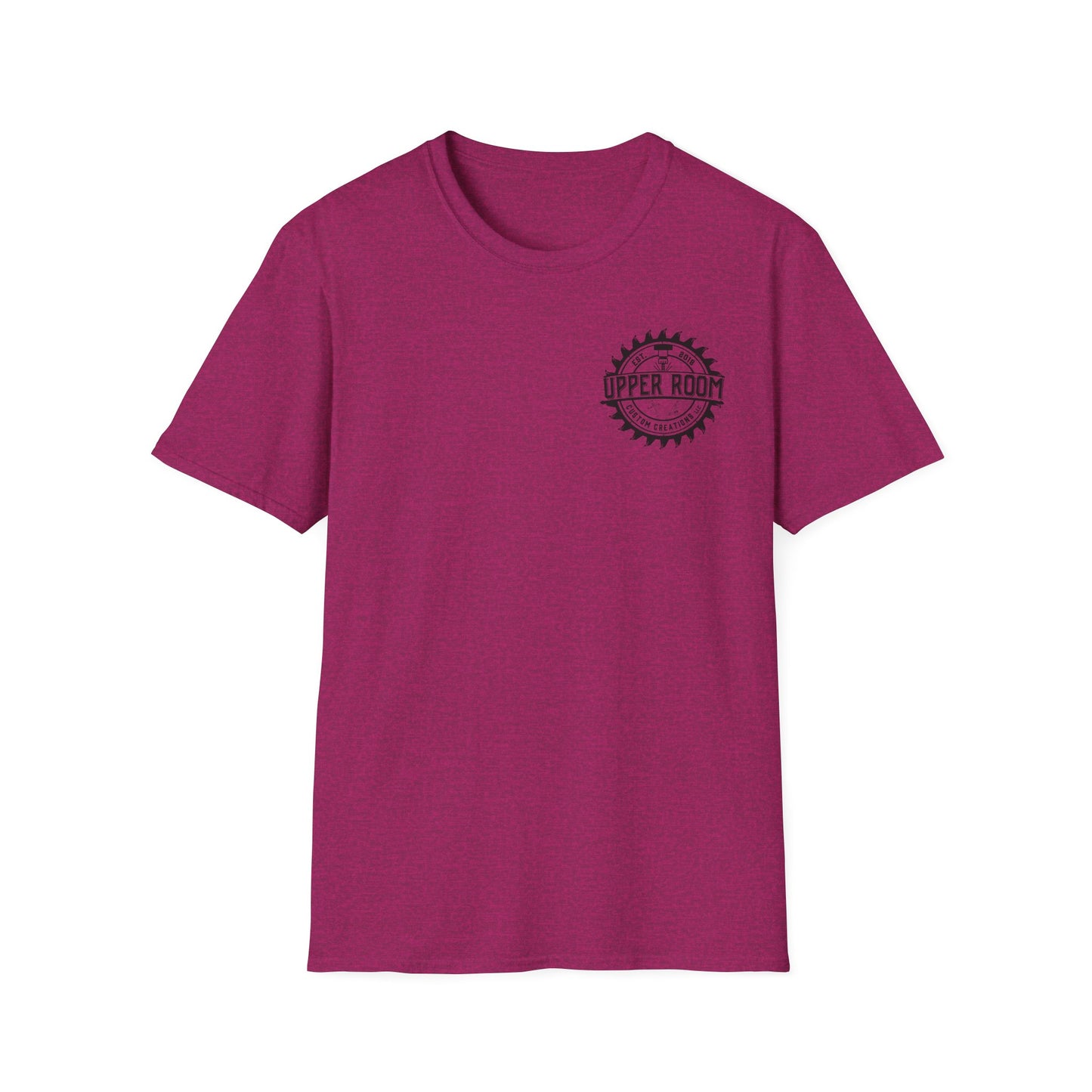 Unisex Softstyle T-Shirt (black logo)