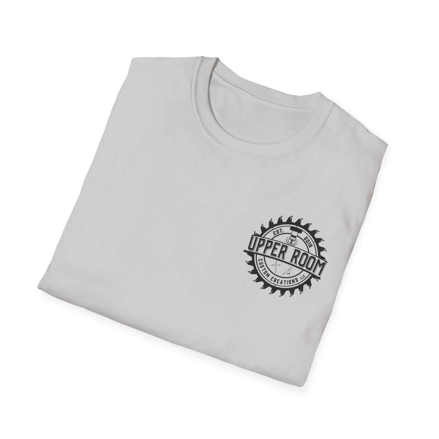 Unisex Softstyle T-Shirt (black logo)