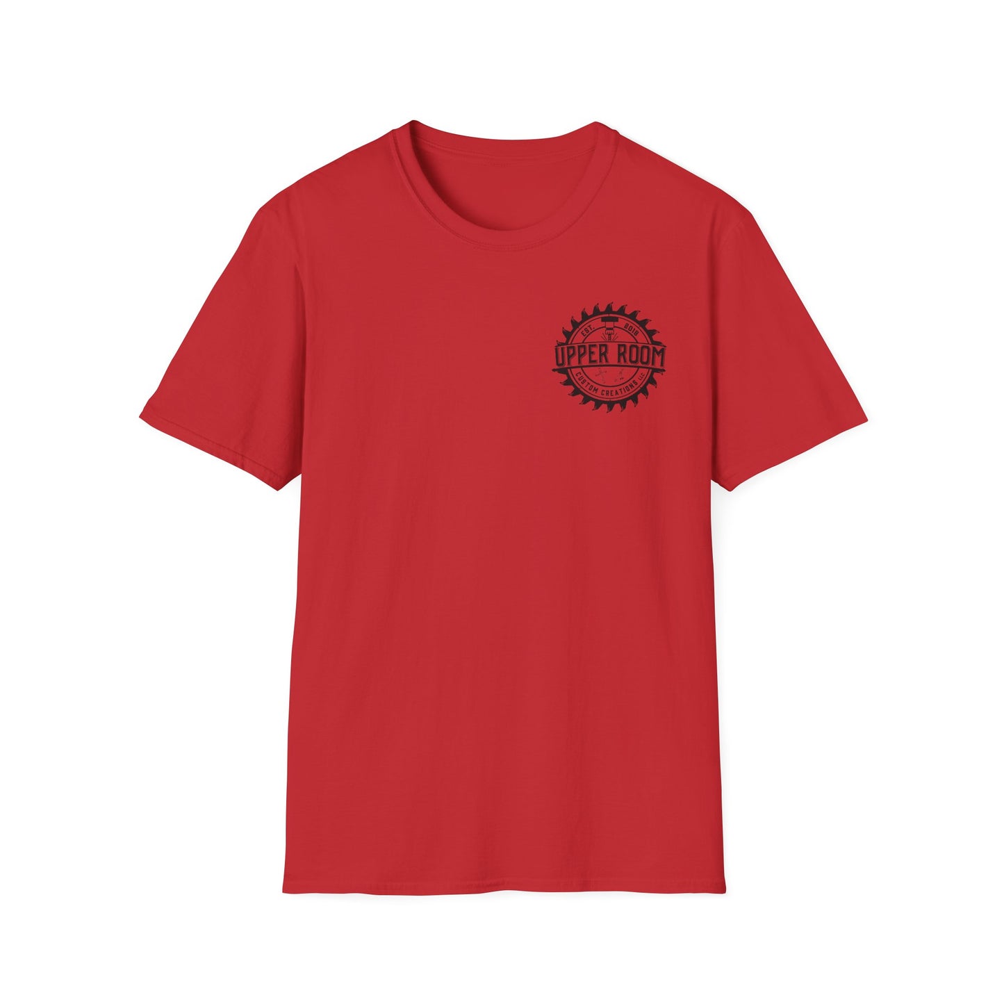 Unisex Softstyle T-Shirt (black logo)