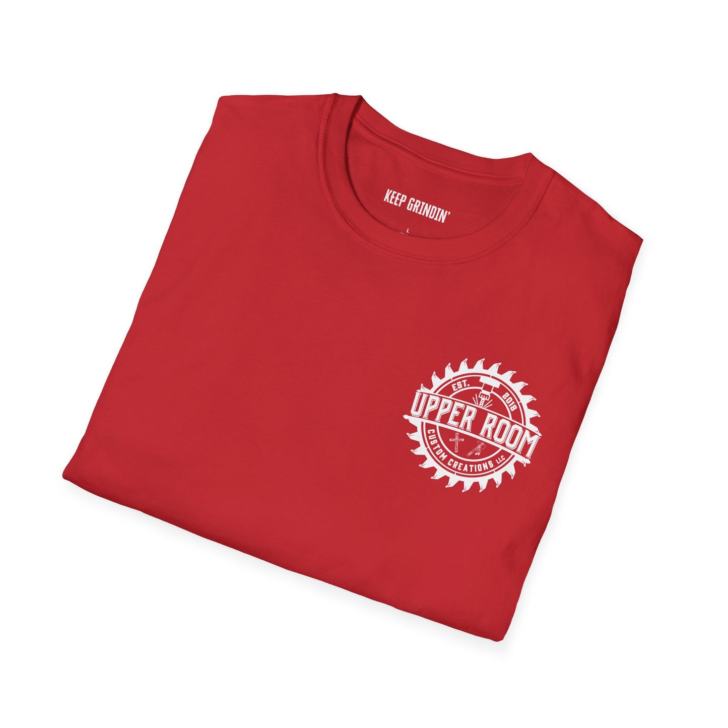 Unisex Softstyle T-Shirt (white logo)