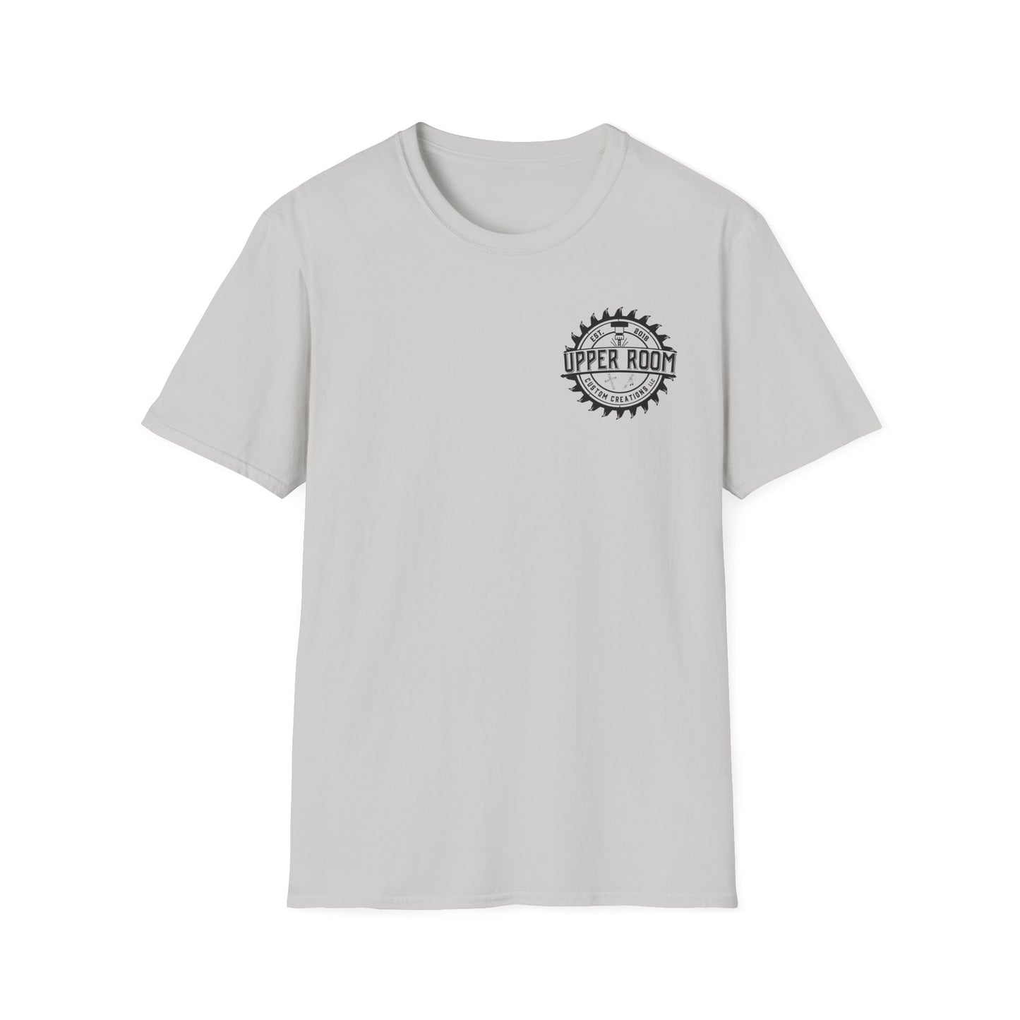 Unisex Softstyle T-Shirt (black logo)