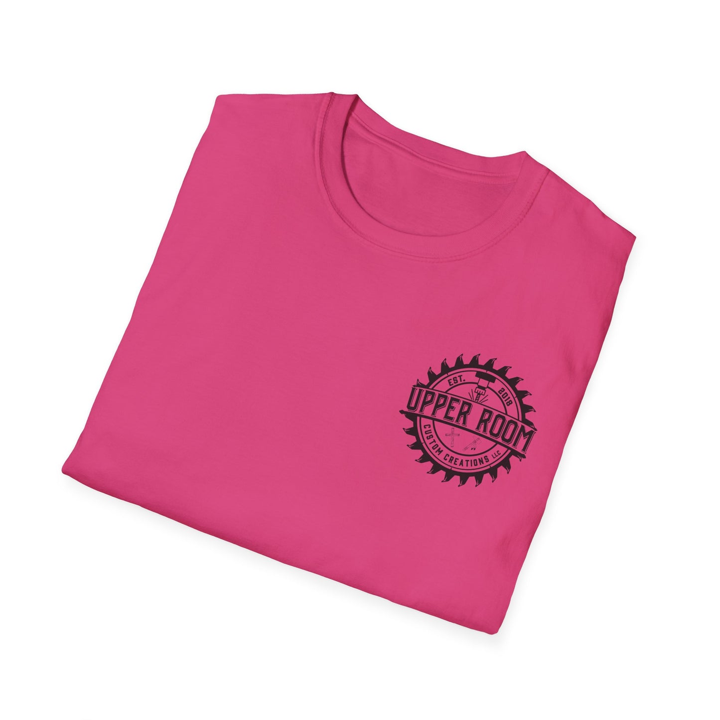 Unisex Softstyle T-Shirt (black logo)