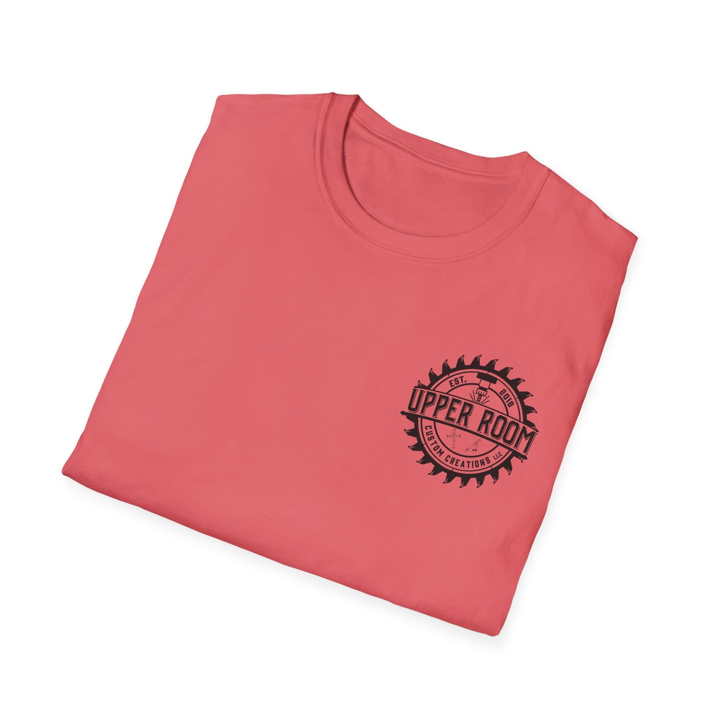 Unisex Softstyle T-Shirt (black logo)