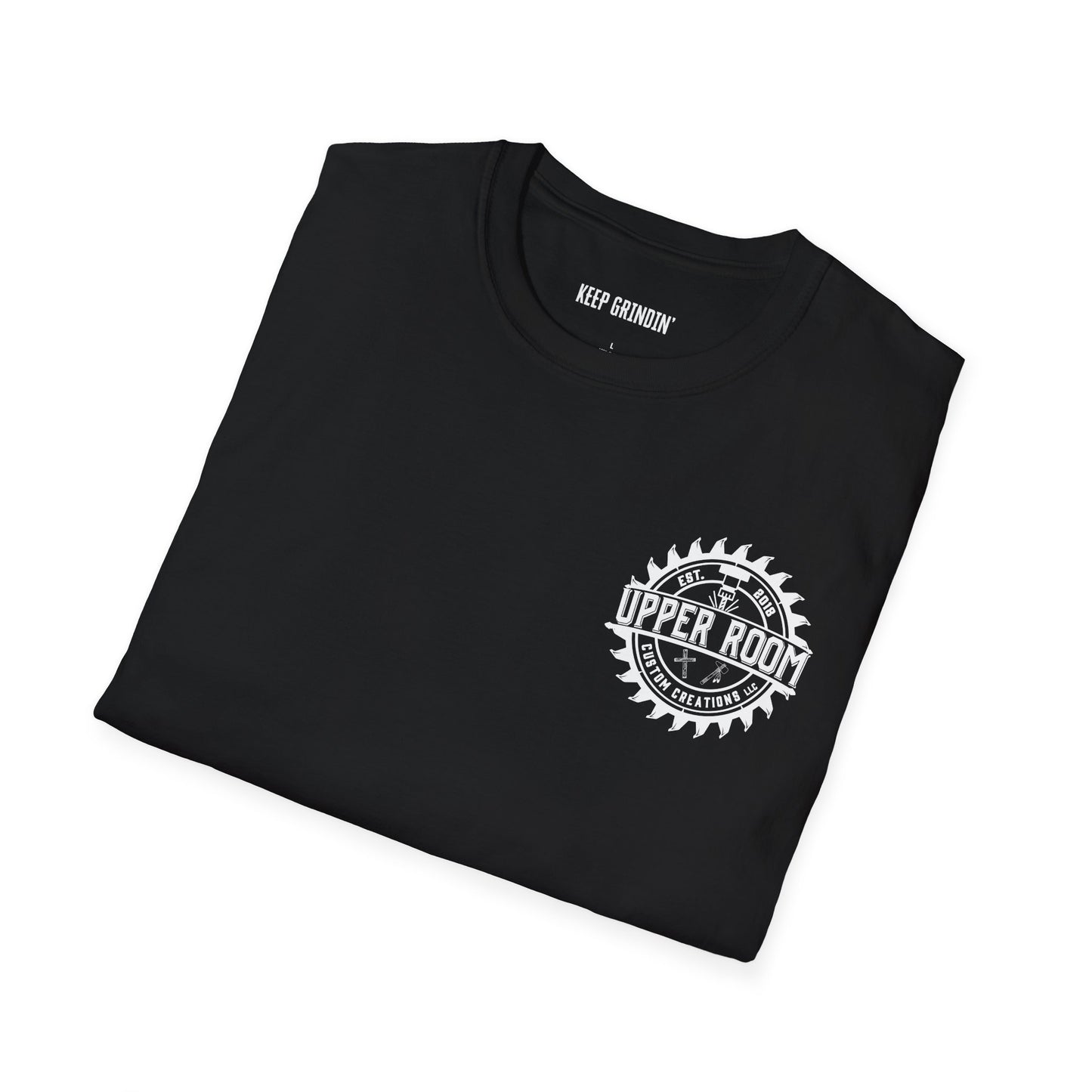 Unisex Softstyle T-Shirt (white logo)