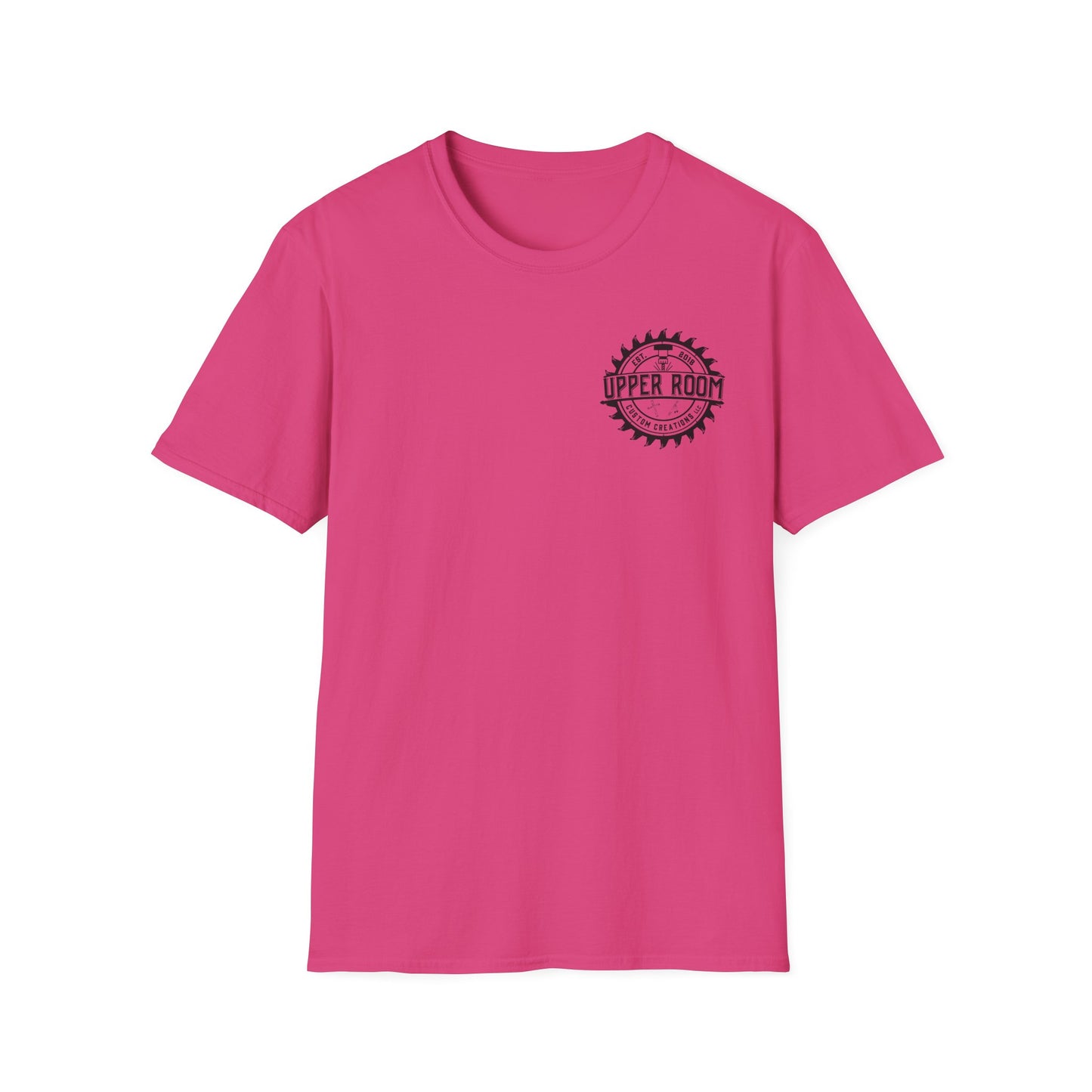 Unisex Softstyle T-Shirt (black logo)