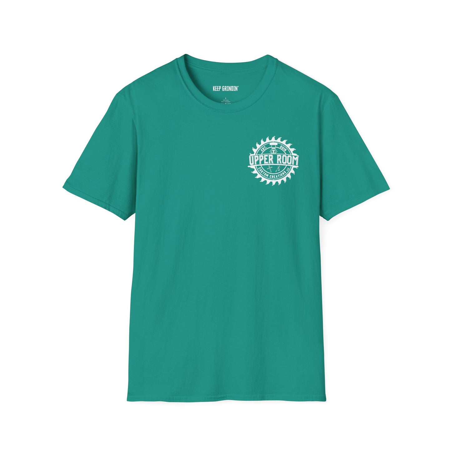 Unisex Softstyle T-Shirt (white logo)