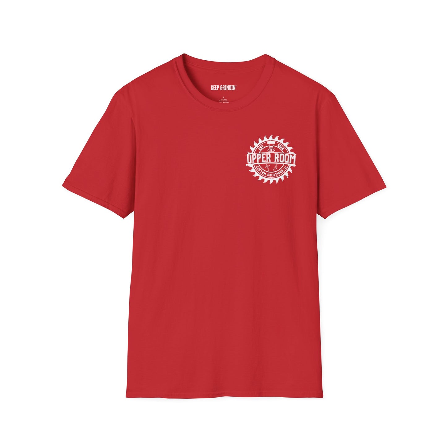 Unisex Softstyle T-Shirt (white logo)