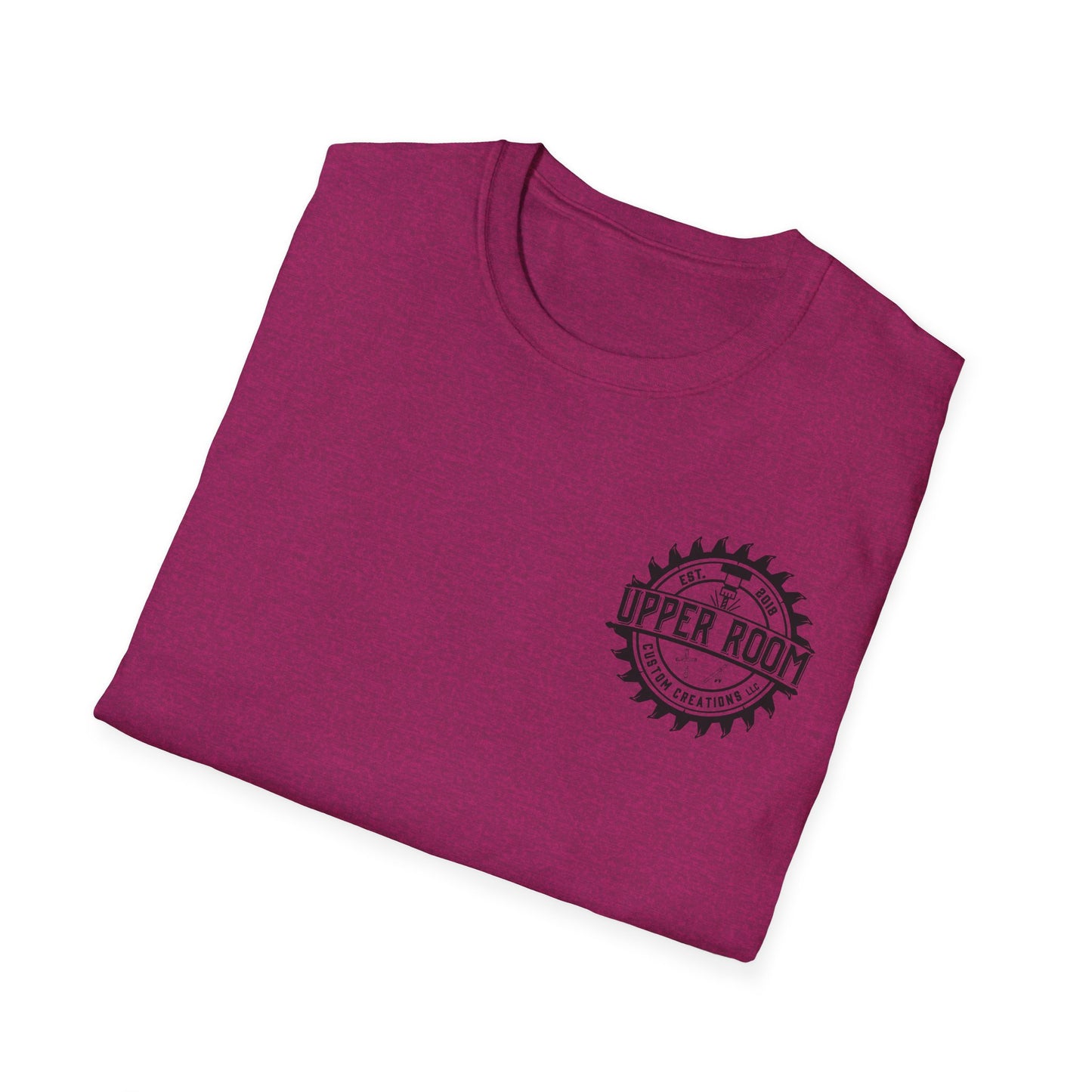 Unisex Softstyle T-Shirt (black logo)