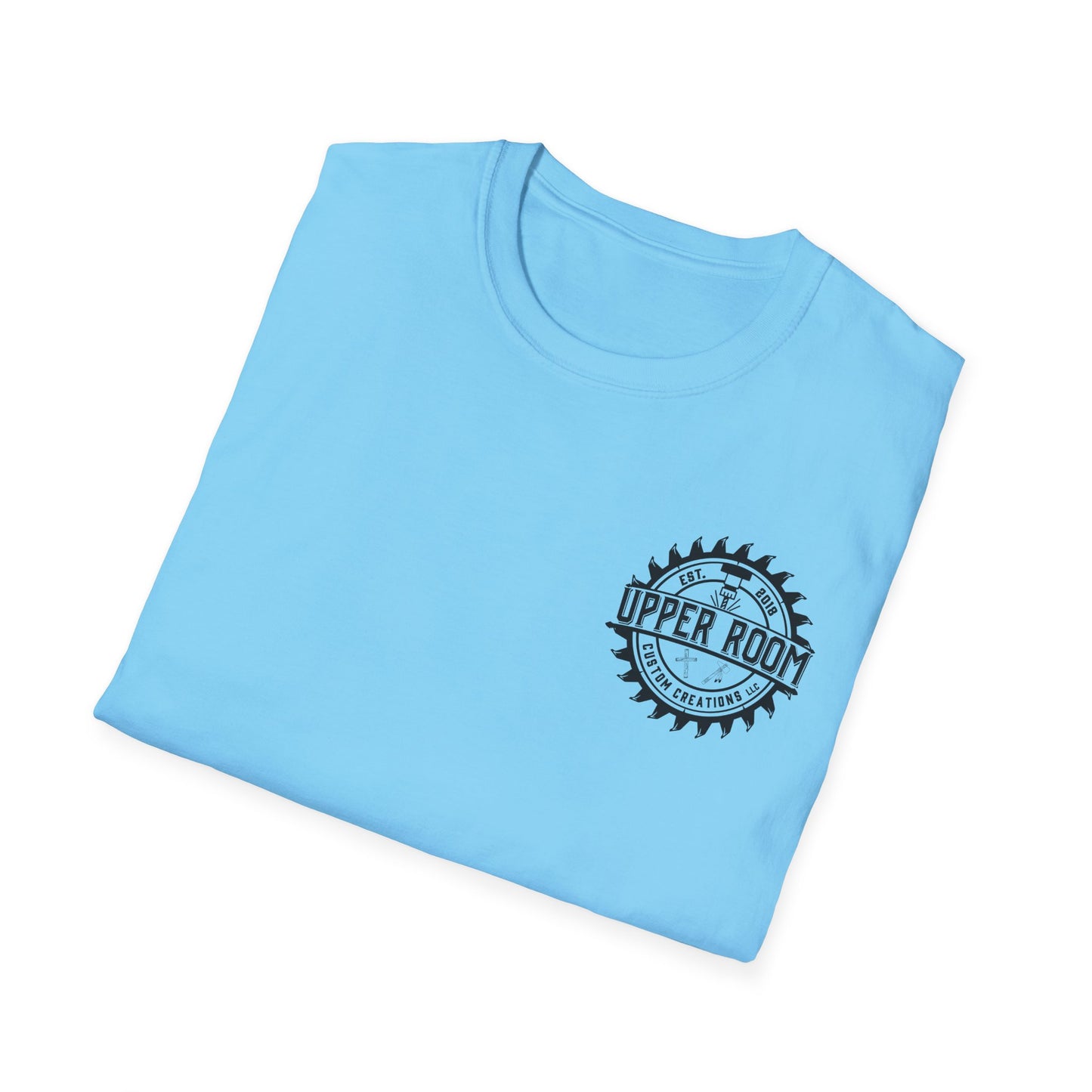 Unisex Softstyle T-Shirt (black logo)