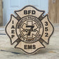 Wooden Department Patch